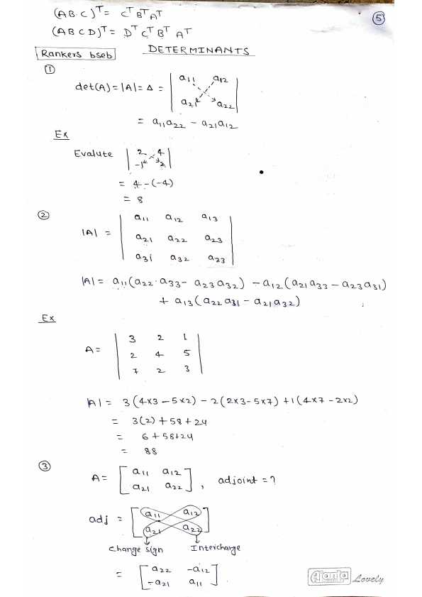 Rankers Bseb 12th Maths Formula 00002