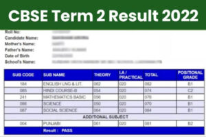 CBSE Term 2 Result 2022 Download