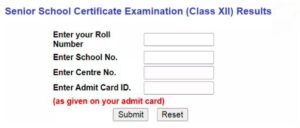 CBSE 10th 12th Result 2022 Download link