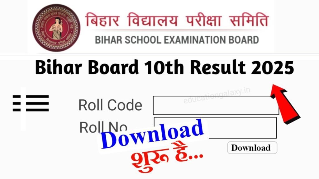 Bihar Board Matric Result 2025